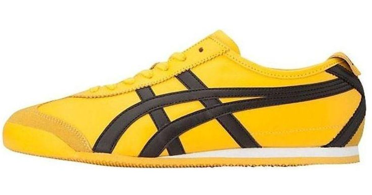 오니츠카타이거 멕시코 66 옐로우 블랙 (Onitsuka Tiger Mexico 66 Yellow / Black) 출고 실사 샘플